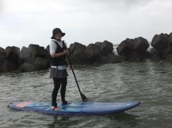 8/12 AM SUP(サップ、スタンドアップパドル)体験スクール付きレンタル 鎌倉ハイサーフ