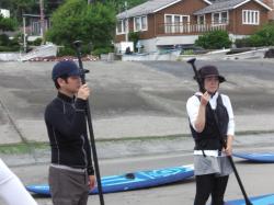 8/12 AM2 SUP(サップ、スタンドアップパドル)体験スクール付きレンタル  鎌倉ハイサーフ