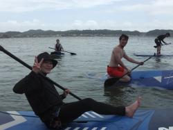 8/12 AM2 SUP(サップ、スタンドアップパドル)体験スクール付きレンタル  鎌倉ハイサーフ