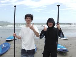 8/12 PM SUP(サップ、スタンドアップパドル)体験スクール付きレンタル  鎌倉ハイサーフ