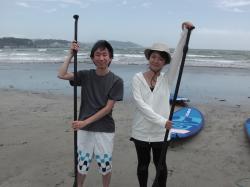 8/12 PM SUP(サップ、スタンドアップパドル)体験スクール付きレンタル  鎌倉ハイサーフ