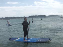 8/14 AM2 SUP(サップ、スタンドアップパドル)体験スクール付きレンタル  鎌倉ハイサーフ
