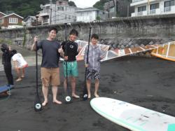 8/14 AM2 SUP(サップ、スタンドアップパドル)体験スクール付きレンタル  鎌倉ハイサーフ