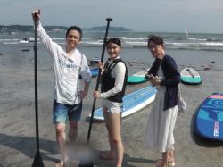 8/14 PM３ SUP(サップ、スタンドアップパドル)体験スクール付きレンタル 鎌倉ハイサーフ