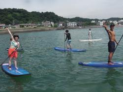 8/15 AM SUP(サップ、スタンドアップパドル)体験スクール付きレンタル  鎌倉ハイサーフ