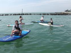 8/15 AM SUP(サップ、スタンドアップパドル)体験スクール付きレンタル  鎌倉ハイサーフ