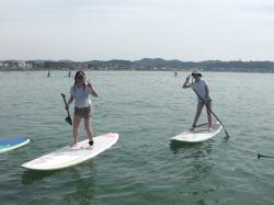 8/15 AM SUP(サップ、スタンドアップパドル)体験スクール付きレンタル  鎌倉ハイサーフ