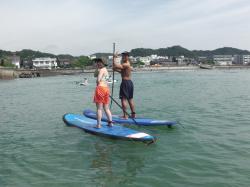 8/15 AM 3  SUP(サップ、スタンドアップパドル)体験スクール付きレンタル  鎌倉ハイサーフ