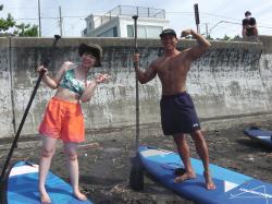 8/15 AM 3  SUP(サップ、スタンドアップパドル)体験スクール付きレンタル  鎌倉ハイサーフ