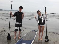8/15 PM SUP(サップ、スタンドアップパドル)体験スクール付きレンタル  鎌倉ハイサーフ