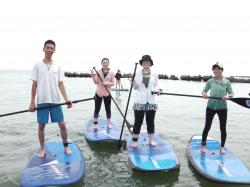 8/15 PM SUP(サップ、スタンドアップパドル)体験スクール付きレンタル  鎌倉ハイサーフ