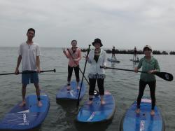 8/15 PM SUP(サップ、スタンドアップパドル)体験スクール付きレンタル  鎌倉ハイサーフ