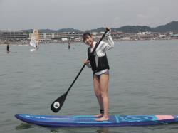 8/15 PM SUP(サップ、スタンドアップパドル)体験スクール付きレンタル  鎌倉ハイサーフ