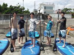 8/17 PM SUP(サップ、スタンドアップパドル)体験スクール付きレンタル 鎌倉ハイサーフ