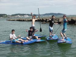 8/17 PM SUP(サップ、スタンドアップパドル)体験スクール付きレンタル 鎌倉ハイサーフ