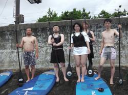 8/18  AM SUP(サップ、スタンドアップパドル)体験スクール付きレンタル  鎌倉ハイサーフ