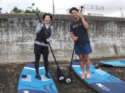 8/18  AM SUP(サップ、スタンドアップパドル)体験スクール付きレンタル  鎌倉ハイサーフ