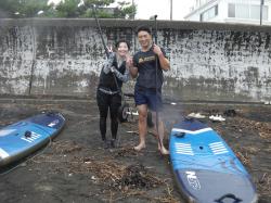 8/18  AM SUP(サップ、スタンドアップパドル)体験スクール付きレンタル  鎌倉ハイサーフ