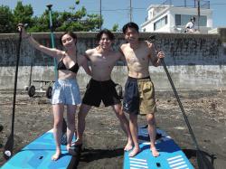 8/19 PM SUP(サップ、スタンドアップパドル)体験スクール付きレンタル  鎌倉ハイサーフ