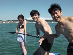 8/19 PM SUP(サップ、スタンドアップパドル)体験スクール付きレンタル  鎌倉ハイサーフ