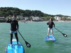 8/19 PM SUP(サップ、スタンドアップパドル)体験スクール付きレンタル  鎌倉ハイサーフ