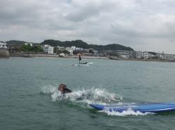 8/20 AM SUP(サップ、スタンドアップパドル)体験スクール付きレンタル  鎌倉ハイサーフ