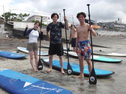 8/20 AM SUP(サップ、スタンドアップパドル)体験スクール付きレンタル  鎌倉ハイサーフ