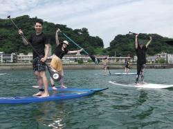 8/20 AM SUP(サップ、スタンドアップパドル)体験スクール付きレンタル  鎌倉ハイサーフ