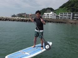 8/20 AM SUP(サップ、スタンドアップパドル)体験スクール付きレンタル  鎌倉ハイサーフ