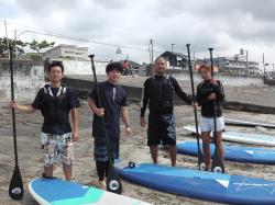 8/20 AM2 SUP(サップ、スタンドアップパドル)体験スクール付きレンタル  鎌倉ハイサーフ