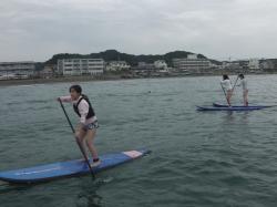 8/20 PM2 SUP(サップ、スタンドアップパドル)体験スクール付きレンタル  鎌倉ハイサーフ