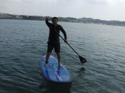 8/24 AM SUP(サップ、スタンドアップパドル)体験スクール付きレンタル 鎌倉ハイサーフ