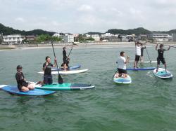 8/24 AM SUP(サップ、スタンドアップパドル)体験スクール付きレンタル 鎌倉ハイサーフ