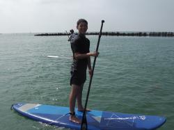 8/24 AM SUP(サップ、スタンドアップパドル)体験スクール付きレンタル 鎌倉ハイサーフ