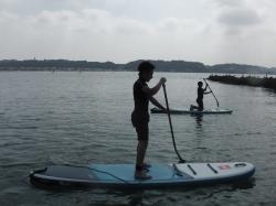 8/24 AM SUP(サップ、スタンドアップパドル)体験スクール付きレンタル 鎌倉ハイサーフ