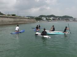 8/24 AM2 SUP(サップ、スタンドアップパドル)体験スクール付きレンタル  鎌倉ハイサーフ