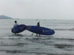 8/24 AM2 SUP(サップ、スタンドアップパドル)体験スクール付きレンタル  鎌倉ハイサーフ