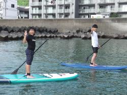 8/24AM3 SUP(サップ、スタンドアップパドル)体験スクール付きレンタル 鎌倉ハイサーフ