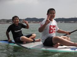 8/24AM3 SUP(サップ、スタンドアップパドル)体験スクール付きレンタル 鎌倉ハイサーフ