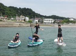 8/24AM3 SUP(サップ、スタンドアップパドル)体験スクール付きレンタル 鎌倉ハイサーフ