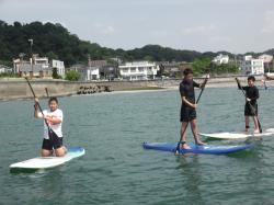 8/24AM3 SUP(サップ、スタンドアップパドル)体験スクール付きレンタル 鎌倉ハイサーフ