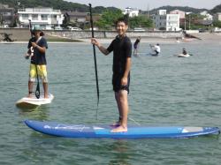 8/24AM3 SUP(サップ、スタンドアップパドル)体験スクール付きレンタル 鎌倉ハイサーフ