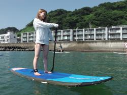 8/27 AM SUP(サップ、スタンドアップパドル)体験スクール付きレンタル  鎌倉ハイサーフ