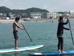 8/27 AM SUP(サップ、スタンドアップパドル)体験スクール付きレンタル  鎌倉ハイサーフ