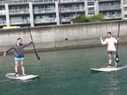 8/27 AM SUP(サップ、スタンドアップパドル)体験スクール付きレンタル  鎌倉ハイサーフ