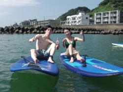 8/27 AM SUP(サップ、スタンドアップパドル)体験スクール付きレンタル  鎌倉ハイサーフ
