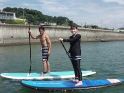 8/27 AM SUP(サップ、スタンドアップパドル)体験スクール付きレンタル  鎌倉ハイサーフ