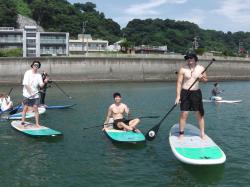 8/27 AM SUP(サップ、スタンドアップパドル)体験スクール付きレンタル  鎌倉ハイサーフ