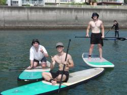 8/27 AM SUP(サップ、スタンドアップパドル)体験スクール付きレンタル  鎌倉ハイサーフ