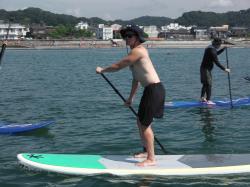 8/27 AM SUP(サップ、スタンドアップパドル)体験スクール付きレンタル  鎌倉ハイサーフ